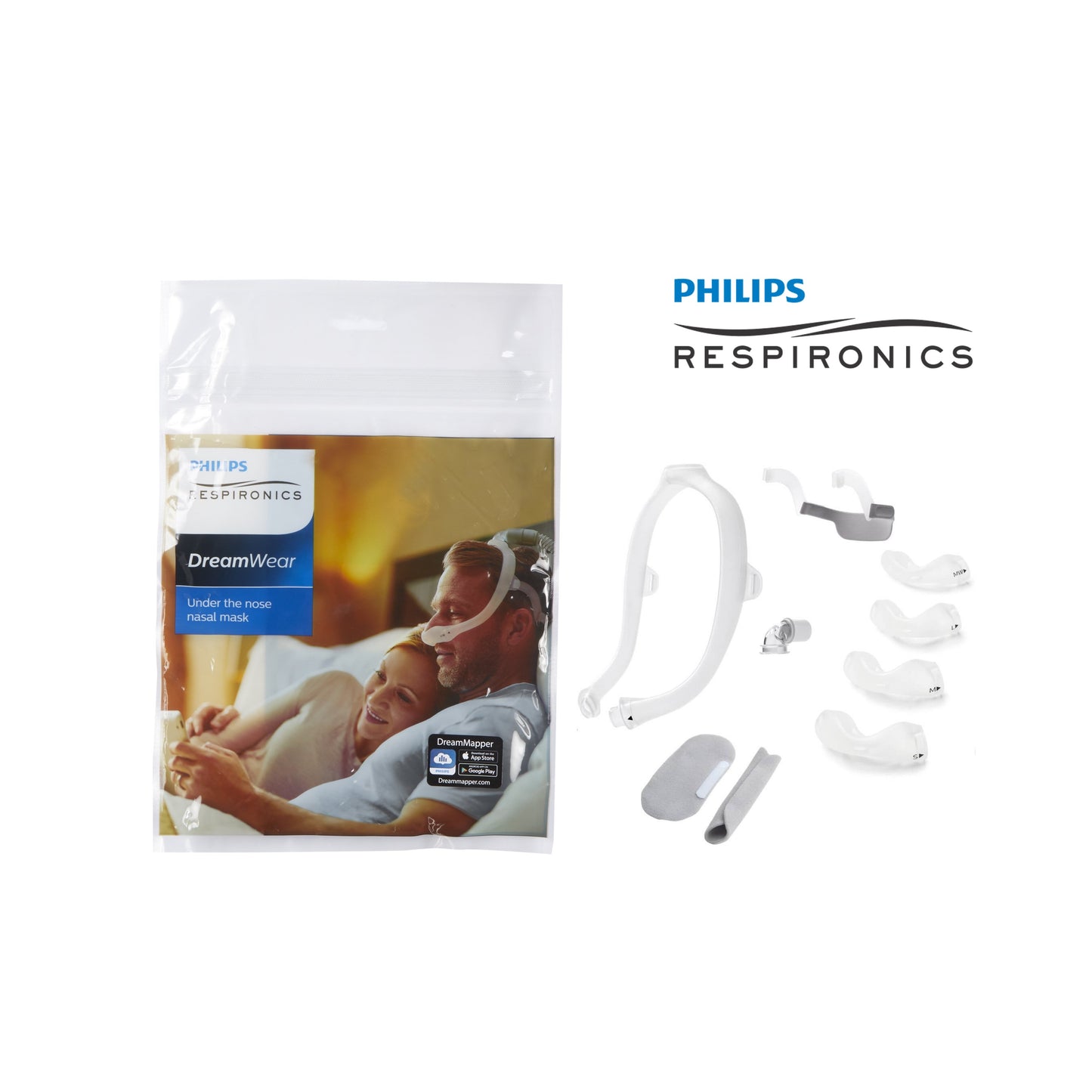 Philips DreamWear Under The Nose Nasal Mask Fitpack